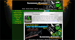 Desktop Screenshot of luzernecountypaintball.com